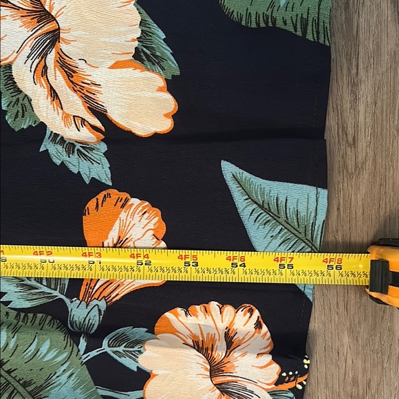 Floral Maxi Dress Halter Dress with Tie Waist - Picture 9 of 9